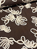 embroidery brown loom and light - cotton