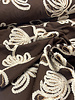 embroidery brown loom and light - cotton