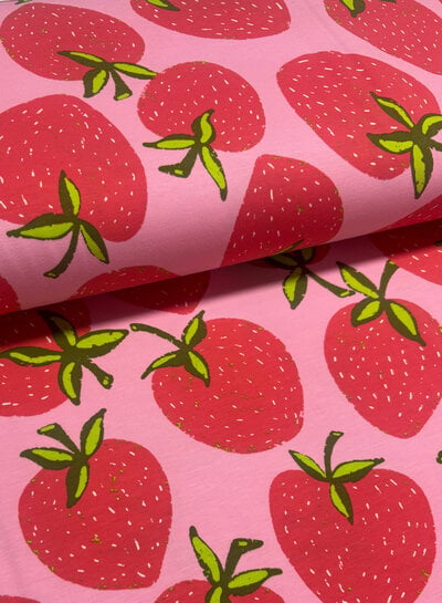 be trendy aardbeien roze - tricot