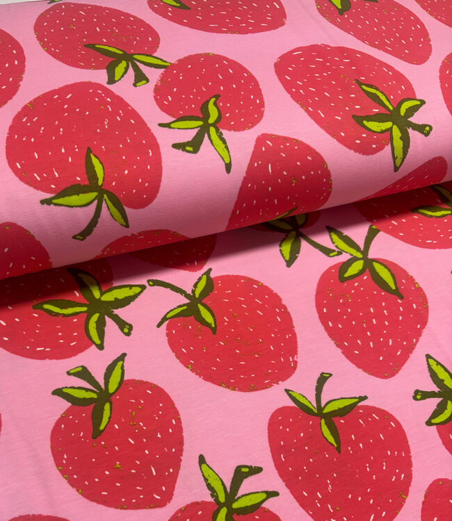 be trendy aardbeien roze - tricot
