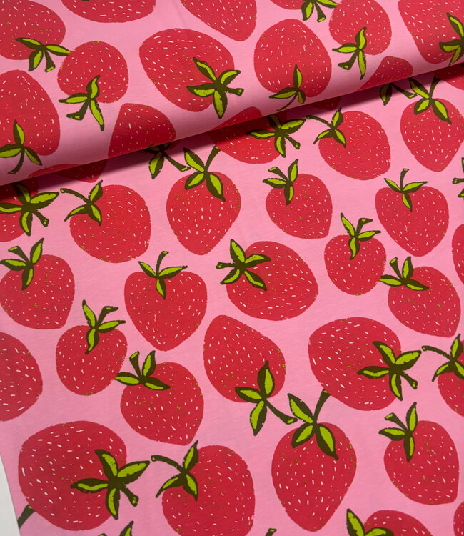 be trendy aardbeien roze - tricot