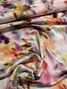 Madeline pink blurred blossom - viscose with silk touch
