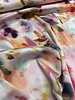 Madeline pink blurred blossom - viscose with silk touch