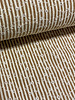 taupe stripes and floral embroidery - viscose mix