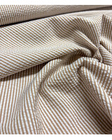 nude roze streepjes - seersucker