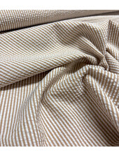 nude pink stripes - seersucker