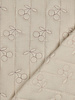 double gauze matelassé double face - ecru cherry