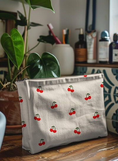 cherry natural canvas