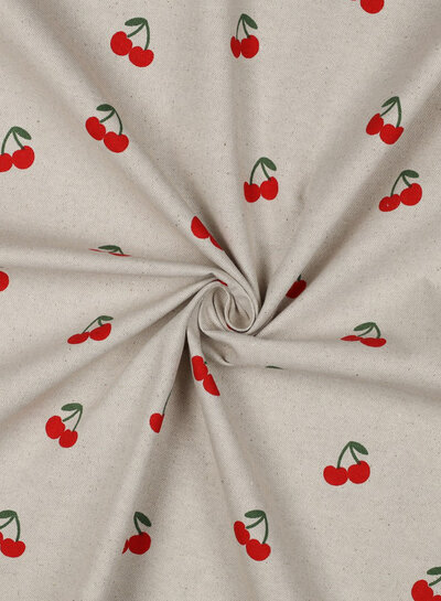 cherry natural canvas