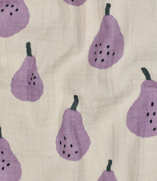 double gauze lavender pear