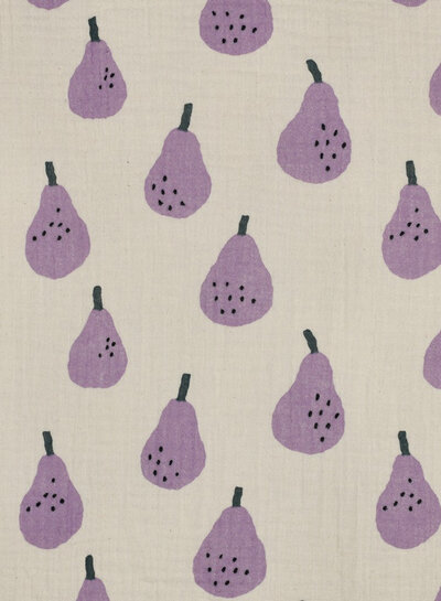 double gauze lavender pear