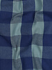 yarn dyed katoen - checks - blauw mint