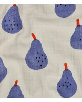 double gauze blauwe peren