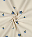 double gauze stitched and embroidered
