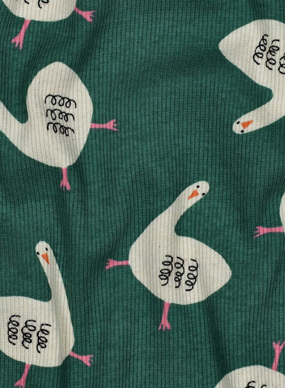 geeze - prachtige ribtricot GOTS - groen