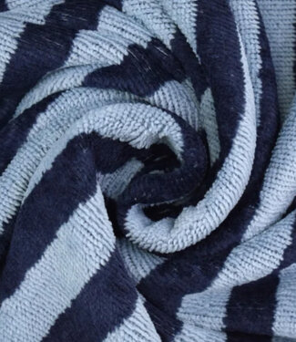 denim stripes - bamboo terry