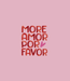 More amor por favor paneel tricot 1 meter