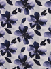 Swafing blauw bloemen - french terry