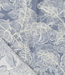 blauw geborduurde bloemen dunne jacquard