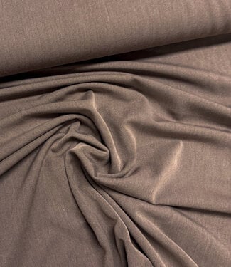 taupe flowing gabardine