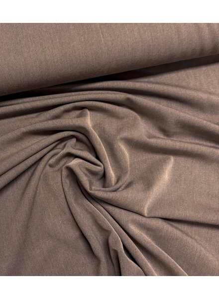 taupe soepelvallende gabardine