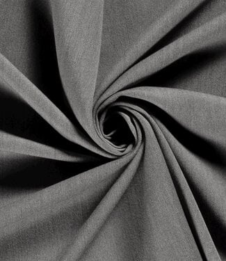 grey melange flowing gabardine