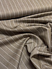 Madeline khaki bruin - pine stripe - soepelvallende gabardine wool touch