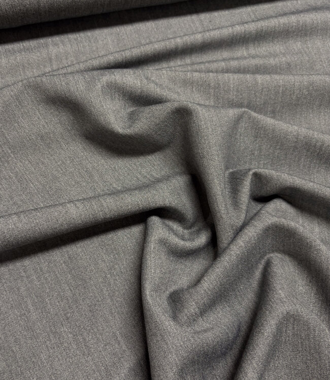 melee antraciet - wool gabardine
