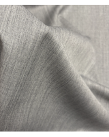 grey - wool flowing gabardine