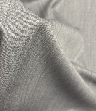 grijs - wool soepelvallende gabardine