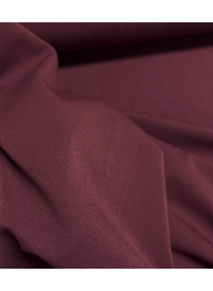 bordeaux soepelvallende gabardine