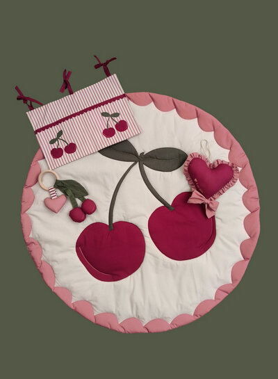 cherry playmat - panel