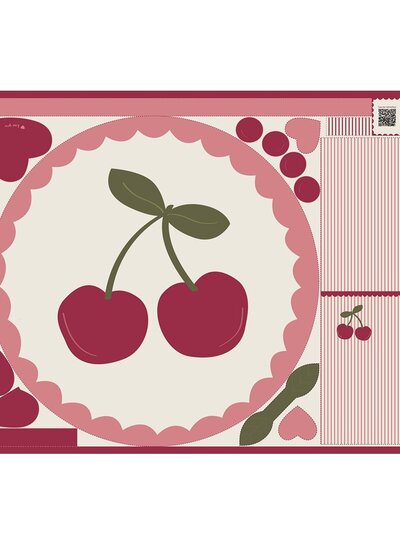 cherry playmat - panel