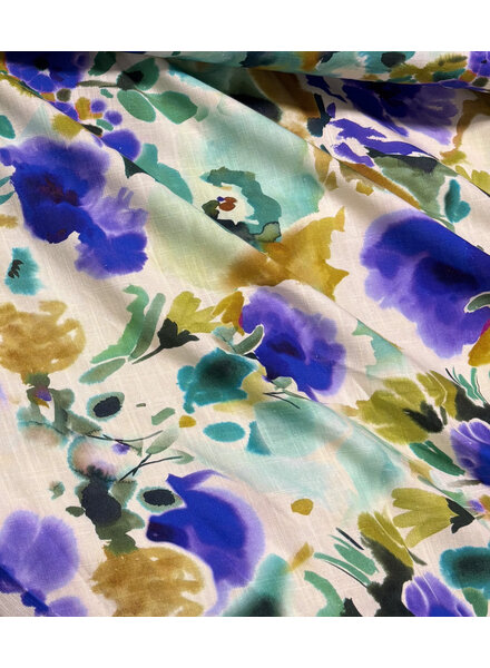 Madeline tuscany flowers - linnen viscose