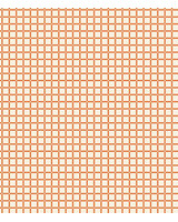 felicity fabrics pasta love - table for two orange - katoen