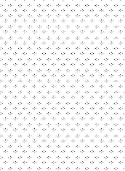 Windham Fabrics China blue little flower - katoentje