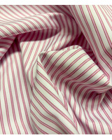 roze wit gestreept hemdenkatoen