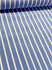 blue and white striped cotton shirt