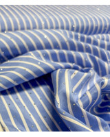strasse steentjes blauw wit gestreept hemdenkatoen