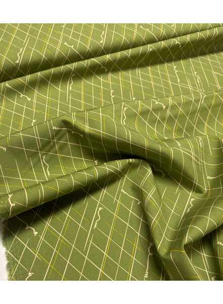 ART GALLERY FABRICS summer homestaed bee line - cotton