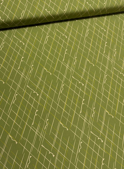 ART GALLERY FABRICS summer homestaed bee line - cotton