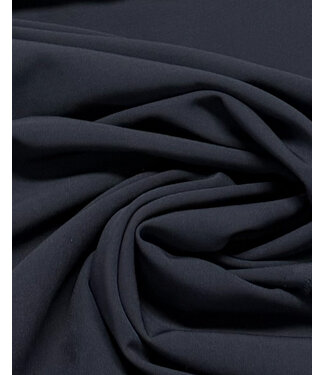 A la Ville navy - stylish woven fabric - wrinkle-free - high quality (Italy)