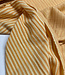 lemon mango streepjes double face - double gauze/tetra