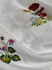 flower garden embroidery - cotton voile