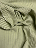 green / light green pistachio stripes double face - double gauze/tetra