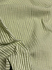 green / light green pistachio stripes double face - double gauze/tetra