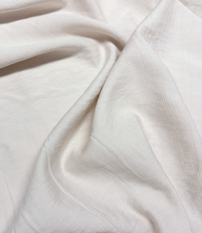 A la Ville soft crincle rayon - gebroken wit