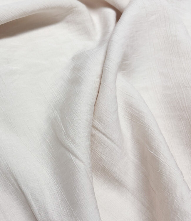 A la Ville soft crincle rayon - gebroken wit