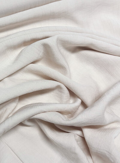 A la Ville soft crincle rayon - gebroken wit