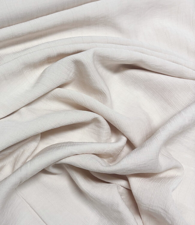 A la Ville soft crincle rayon - gebroken wit
